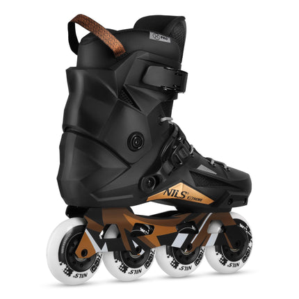 Slalom Inline Skates, 80mm Wheels, ABEC-9, Size 39, Black