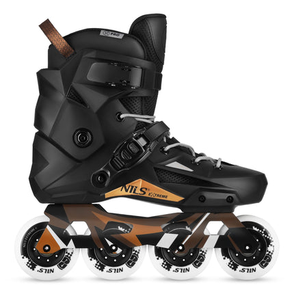 Slalom Inline Skates, Black, Size 41, ABEC-9
