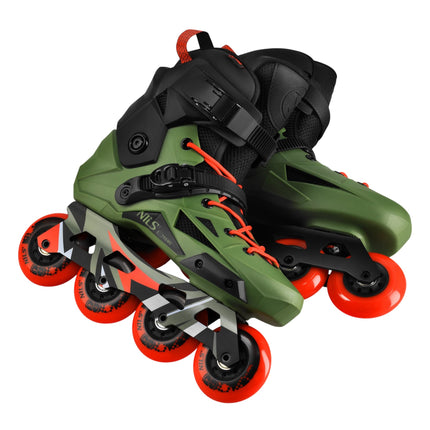 Slalom Inline Skates, Green, Size 36, 80mm Wheels