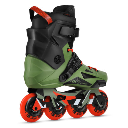 Slalom Inline Skates, Green, Size 37, 80mm Wheels