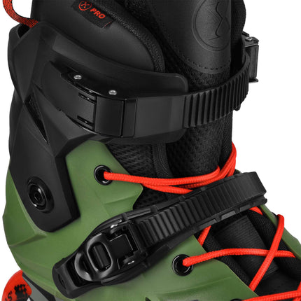 Slalom Inline Skates, Green, Size 41, 80mm