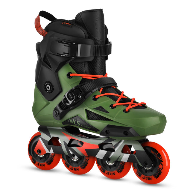 Slalom Inline Skates, Green, Size 42, 80mm Wheels