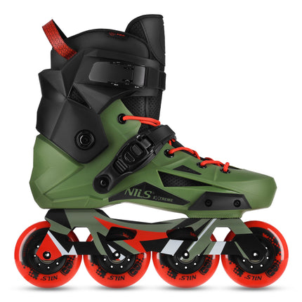 Slalom Inline Skates, Green, Size 42, 80mm Wheels