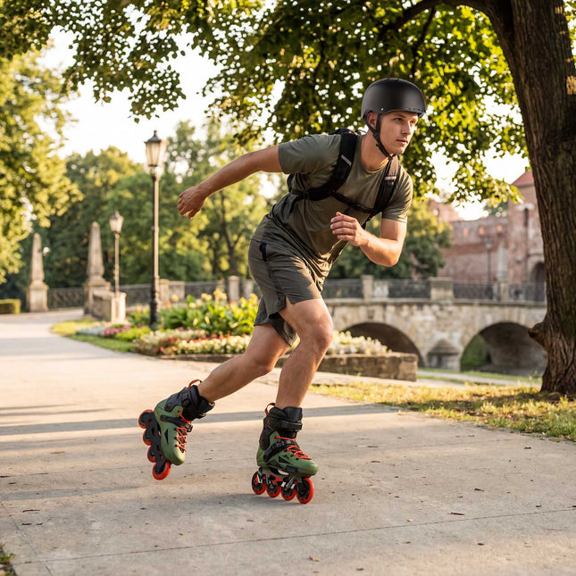 Slalom Inline Skates, Size 46, 80mm ABEC-9