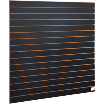 Slatwall Panels, 24 x 48 in Black MDF, Set of 2