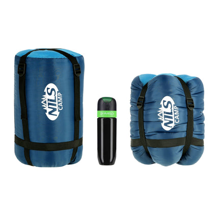 Sleeping Bag, Gray-Blue, Lightweight, Compact