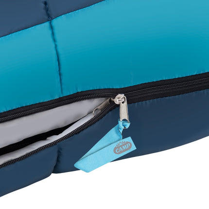 Sleeping Bag, Gray-Blue, Lightweight, Compact