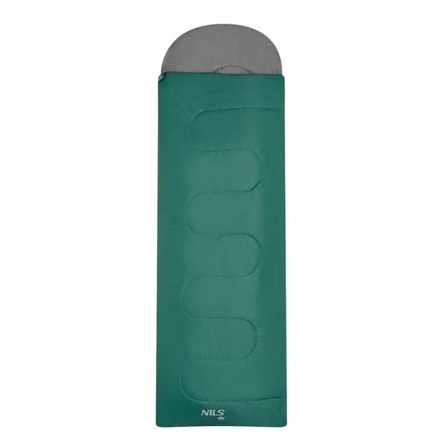 Sleeping Bag, Medium, Green-Gray, Lightweight