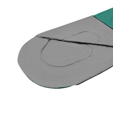 Sleeping Bag, Medium, Green-Gray, Lightweight