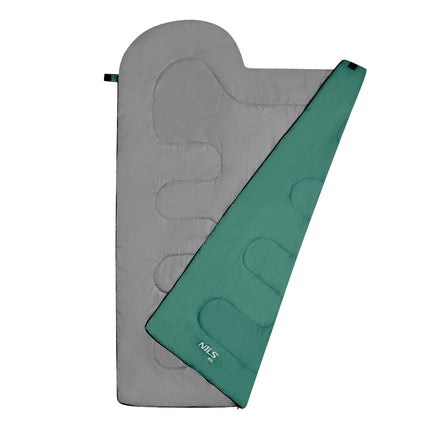 Sleeping Bag, Medium, Green-Gray, Lightweight