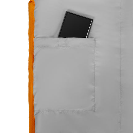 Sleeping Bag, Ultra Light, Gray-Orange, Compact