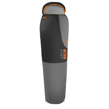Sleeping Bag, Ultra Light, Gray-Orange, Compact
