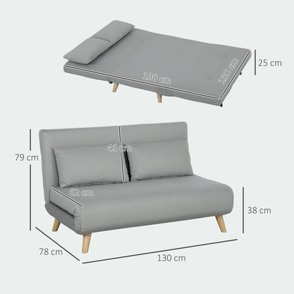 Slaapstoel, opklapbed met bedfunctie, lendenkussen, opklapbare relaxstoel met fluwelen look, verstelbare rugleuning, draagvermogen tot 250 kg, voor woonkamer grijs Aosom