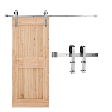 Sliding Barn Door Hardware Kit, 5FT Track, 330 lb