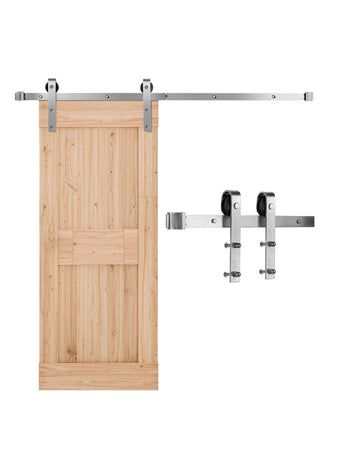 Sliding Barn Door Hardware Kit, 5FT Track, 330 lb