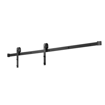 Sliding Barn Door Hardware Kit, 6.6 Ft, 330 Lb, Black