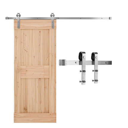 Sliding Barn Door Hardware Kit, 6.6 Ft Track, 330 lb