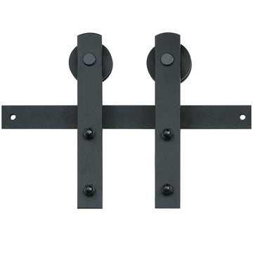 Sliding Barn Door Hardware Kit, 8ft Track, 330 lb