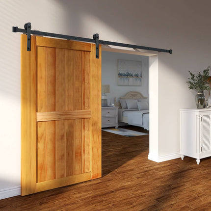 Sliding Barn Door Hardware Kit, 8ft Track, 330 lb