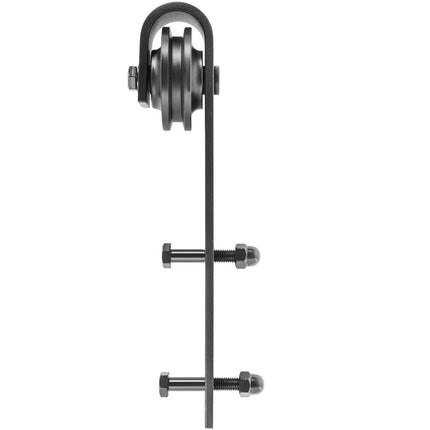 Sliding Barn Door Hardware Kit, 9 Ft Double Track, 330 Lb