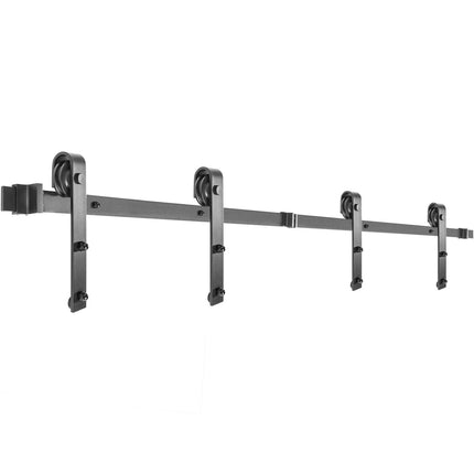 Sliding Barn Door Hardware Kit, 9 Ft Double Track, 330 Lb