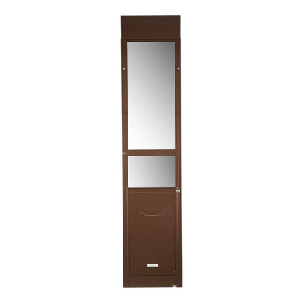 Sliding Glass Dog Door Insert, Adjustable Height, XL Flap, Lock