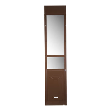 Sliding Glass Dog Door Insert, Adjustable Height, XL Flap, Lock