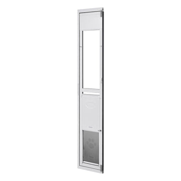 Sliding Glass Door Dog Door, Adjustable Height, Lock, Large Dogs