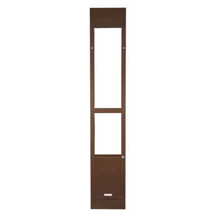 Sliding Glass Door Dog Door Insert, 75-80 In Adjustable Height