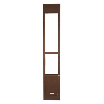 Sliding Glass Door Dog Door Insert, 75-80 In Adjustable Height