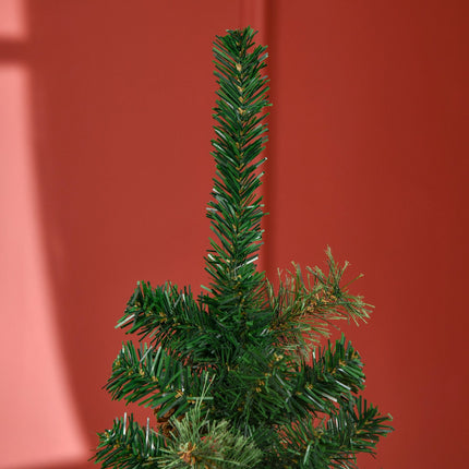 Slim Artificial Christmas Tree, 165 cm, Green, Indoor Use
