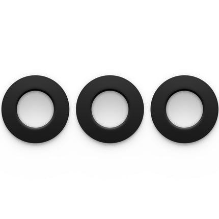 Slim Downlight S 90mm White and Color Ambiance Black 3-pack