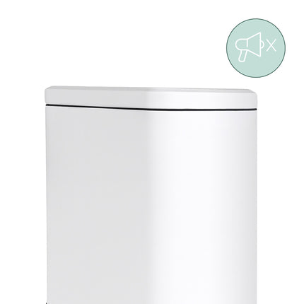 Slim Pedal Bin, 10L – Soft-Close, Hands-Free