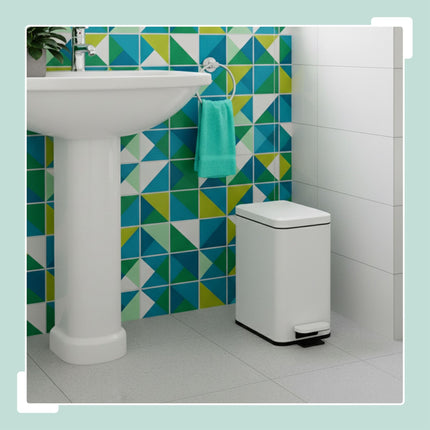 Slim Pedal Bin, 10L – Soft-Close, Hands-Free