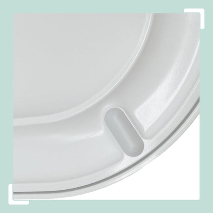 Slow-Close Duroplast Toilet Seat, Removable, Universal Fit