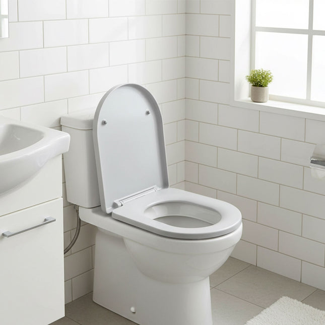 Toiletbril van Duroplast met softclose-functie, afneembaar, universele pasvorm