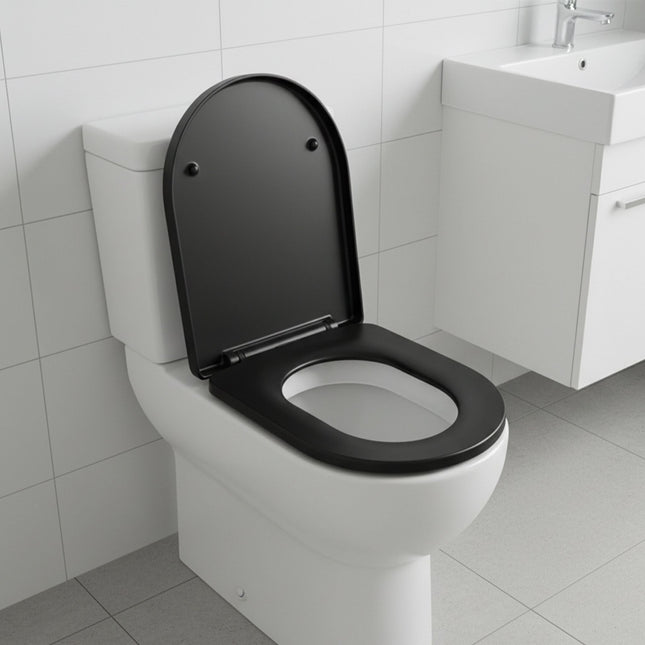 Toiletbril van Duroplast met softclose-functie, afneembaar, universele pasvorm