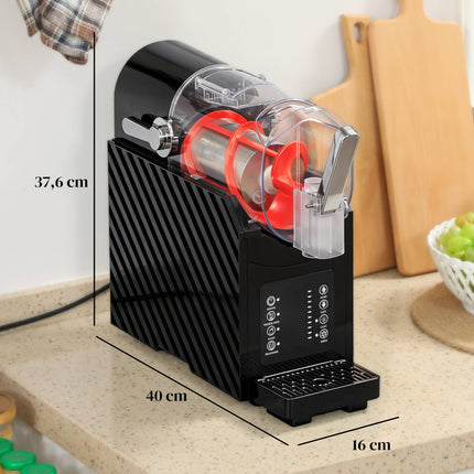 Slush Machine, Fast Cooling, 2.4L Capacity, Black