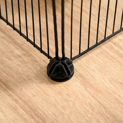 Outdoor small animal cage, metal with non-slip mat, 105x70x45 cm