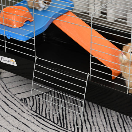 Rollable small animal cage, complete starter set, 89x44x43 Cm