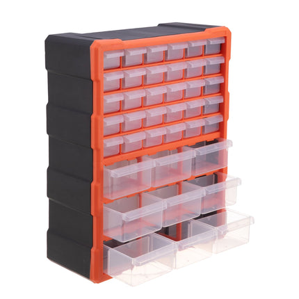 Small Parts Organizer Box with 39 Drawers