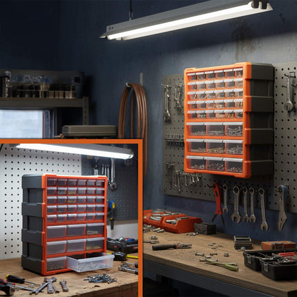 Small Parts Organizer Box with 39 Drawers