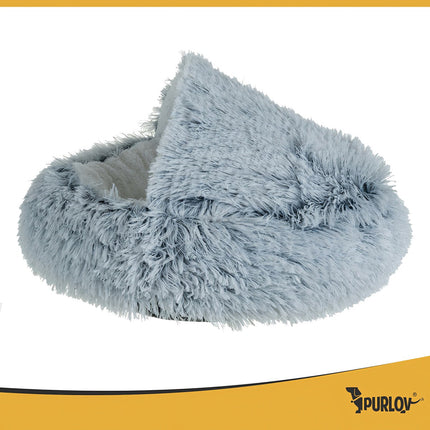 Small Pet Bed with Roof, Non-Slip, 44x38 cm