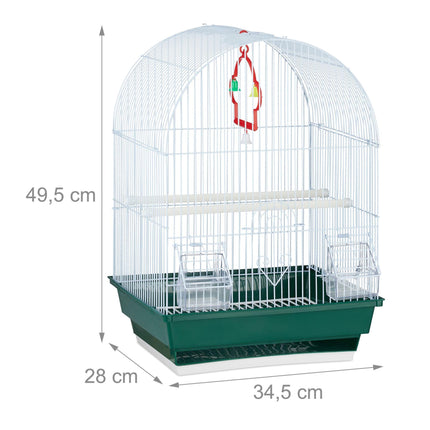 Small birdcage with accessories