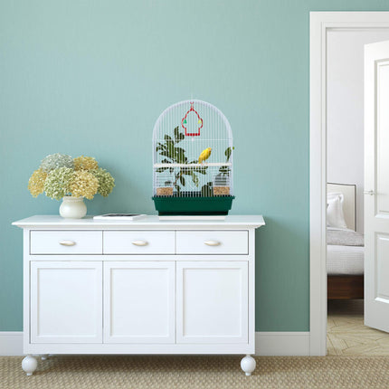 Small birdcage with accessories