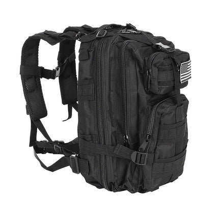 Small black tourist backpack 23089