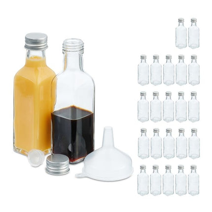Small bottles in sets of 100 ml