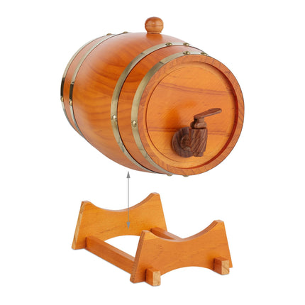 Small wooden barrel 2.2 liters