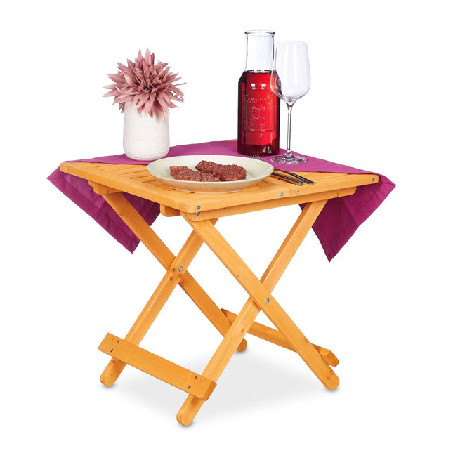 Kleine houten tafel