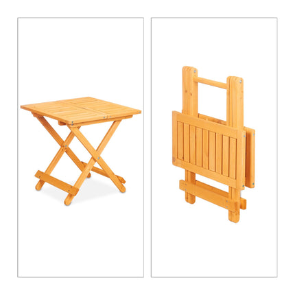 Small wooden table